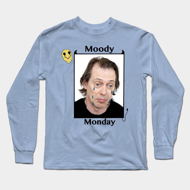 Moody monday Long Sleeve T-Shirt by Grim666Egg